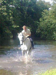 Pete Oakes, horse transporter
